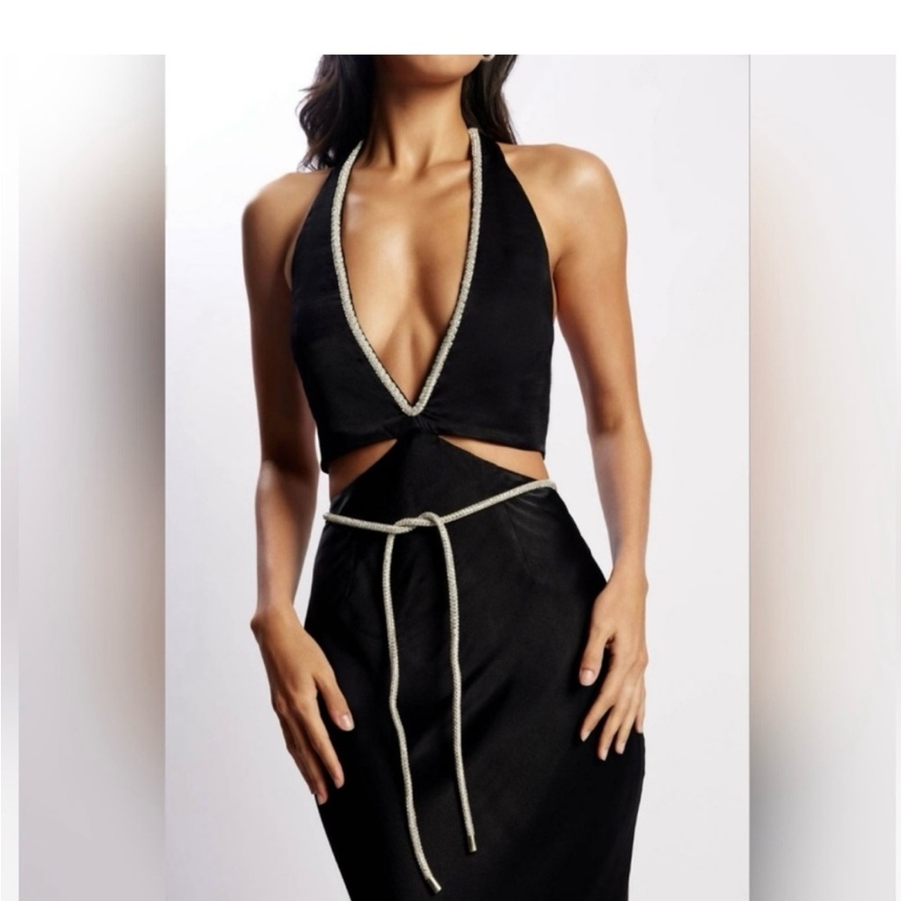 Meshkia lila diamante dress